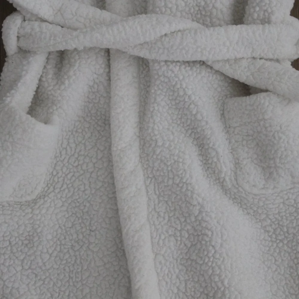 Baby Gap white hooded robe size 2-3 T